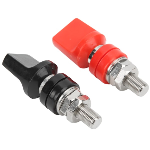 4mm Messing Binding Post M10 Gjenge Høystrøm Power Junction Terminal med Socket Flat Cap