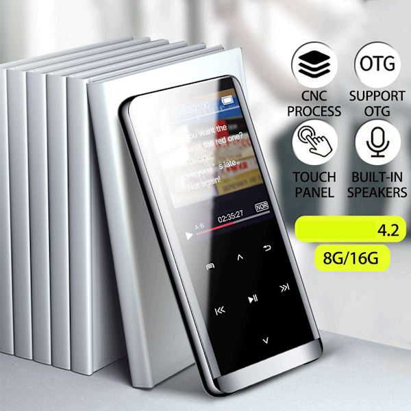 Bluetooth MP3-spelare FM-radio Bärbar musikspelare Röstinspelare