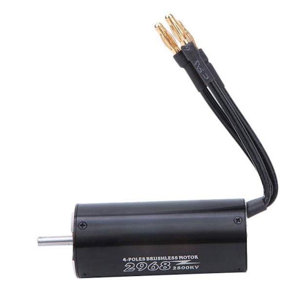 2968 2800KV 4-polet ikke-fornuft børsteløs motor elektrisk hastighedsregulator til 600-800 mm RC-båd