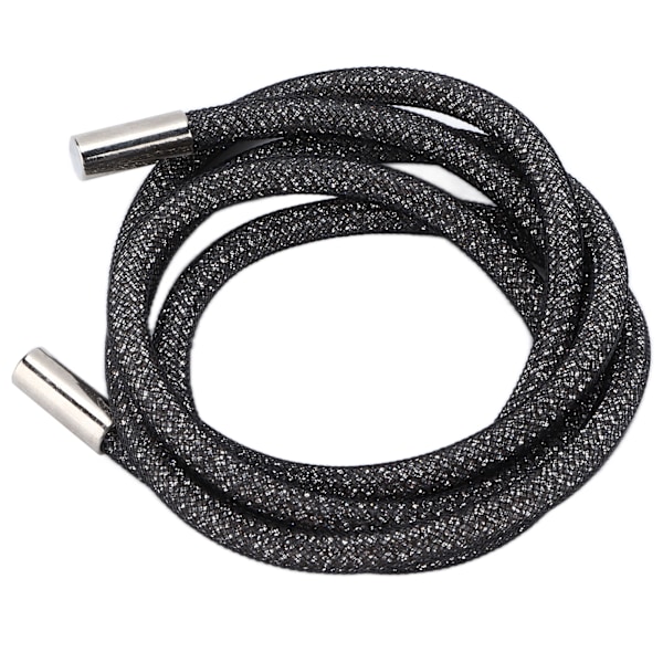 Rhinestone Reb 6 mm Bredde Shiny Glitter Dekorativ Snor Trim Tilbehør til Sko Tøj Sort Mesh Hvid Rhinestones 120 cm Længde