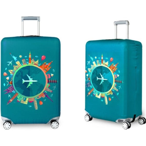 Pink Flamingos elastisk kuffertbetræk til 26-28 tommer bagage: rejsebeskyttelsestaske