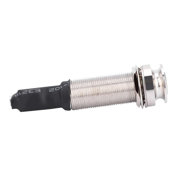 1/4\" (6,35 mm) Utgång 2,5 mm Ingång Endpin Jack för Akustisk Gitarr Inbyggd Rod Piezo Pickup