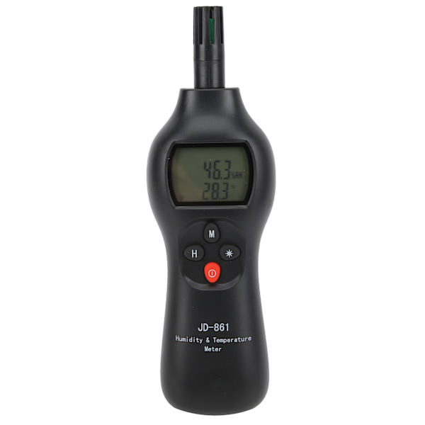 JD‑861 Temperatur- og fugtighedsmåler, bærbar digital skærm, multifunktionelt måleinstrument