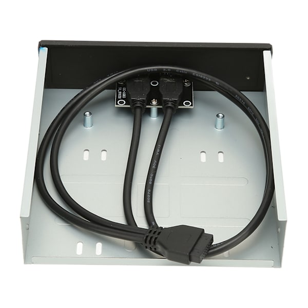 USB3.0 Hub Frontpanel 5,25 tommer 2 USB-porter 19-pin 5 Gbps optisk stasjonsfrontpanel for PC-kabinett