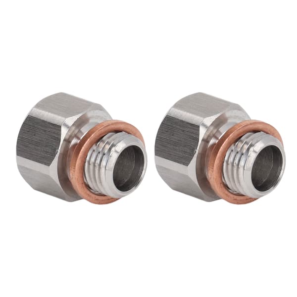Metrisk fittingadapter 1/8in NPT hun til M12x1.25 han aluminiumslegeringsfitting til biler