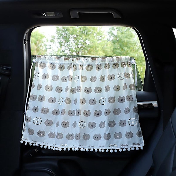 Auton aurinkosuojat, yksityisyyssuoja, takaikkunan aurinkosuojat vauvoille ja lapsille, takaikkunan aurinkosuojat useimpiin autoihin ja maastoautoihin (2 kpl)