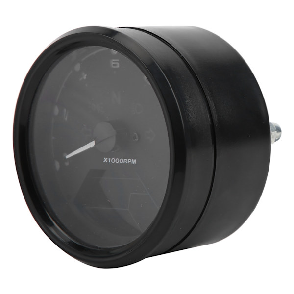 Motorcykel Speedometer LED Multifunktion Digital Indikator Dial Blå Baggrundsbelyst DC 12V