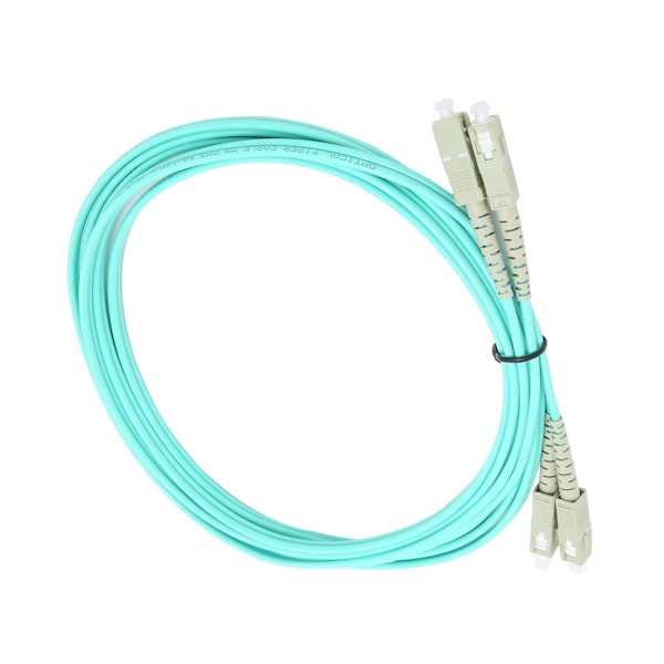 Optisk kabel multimodus dual-core SC/UPC fiberoptikk for dataoverføring.