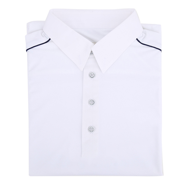 Män Andas Bekväm Sport Ridkläder T-shirt Hästridning Kortärmad (Vit M)