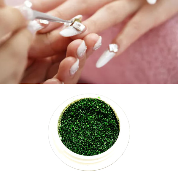 Spegeleffekt Nagelpulver Galvanisering Metallisk Spegelpigmentpulver för Nail art MJ 10