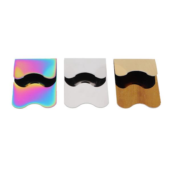 3 stk Rustfrit stål Negle Art skabelon Fransk Salon Fransk Negle Kantklipper Manicure Værktøj