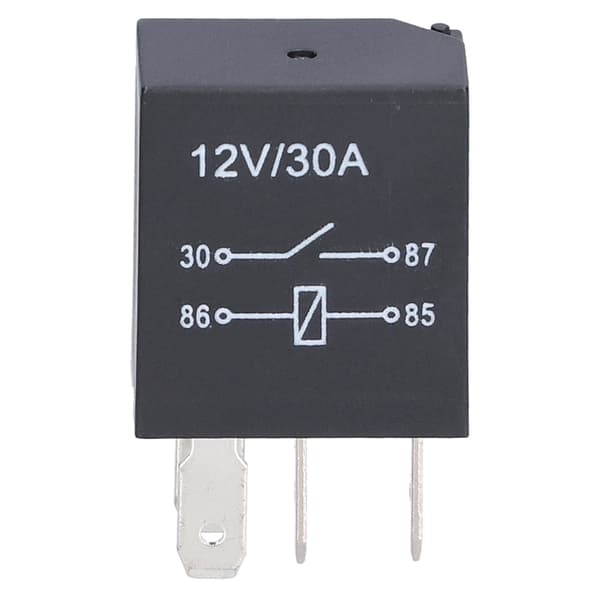 10 st violett relä 12V 30A vattentätt set kit för bil dimljus luftkonditionering 4 stift