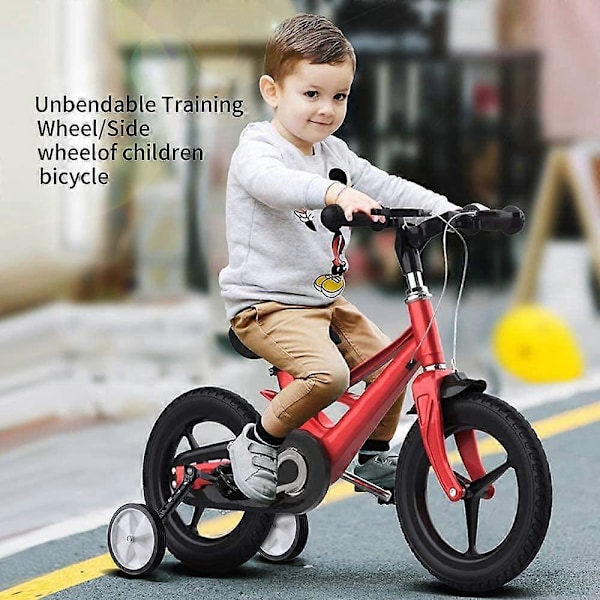 Barncykel Stabilisatorer, Cykel Stödhjul, Universella Stödhjul för 18 20 22 Tum Barncyklar (1 Par Svart)
