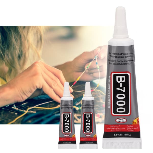 3st 15ml B-7000 Lim Transparent Nålrör Smycken DIY Reparationslim