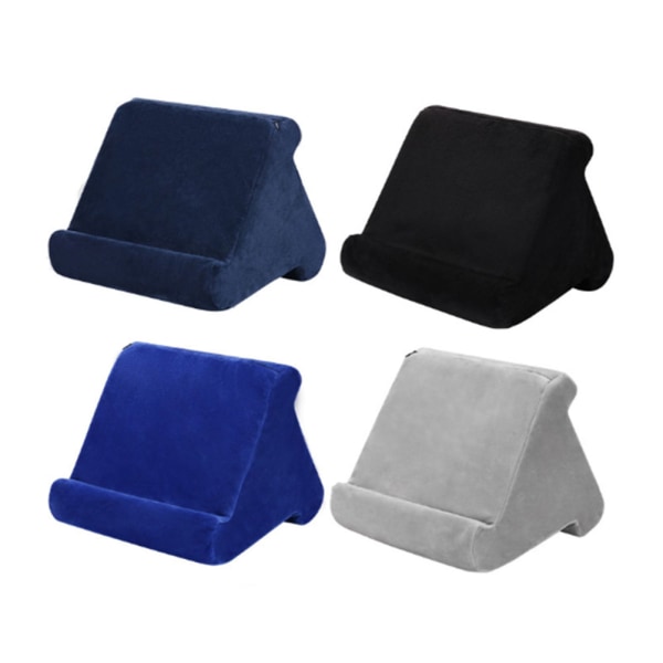Tablettställ Kuddehållare Triangel Mjuk kudde Bärbar Multi Tablettställ Kudde för bäddsoffa