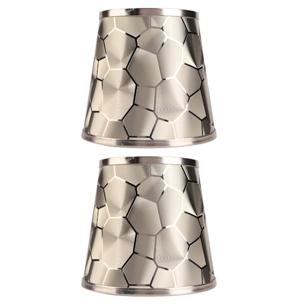 2 st trumlampskärm E14 PVC modern dekorativ liten tunna lampskärmsskydd för bordsvägg taklampa
