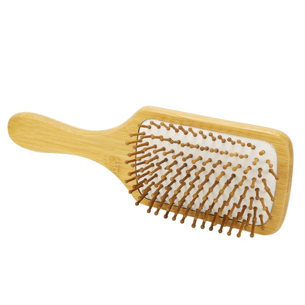 Bambu hårborste som masserar hårbotten Antistatisk hårborste för hårborste för hemmasalong