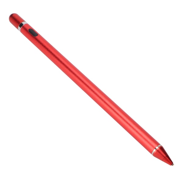 Active Capacitive Stylus USB Lading Kobberspiss Touch Screen Pen for mobiltelefon og nettbrett Rød