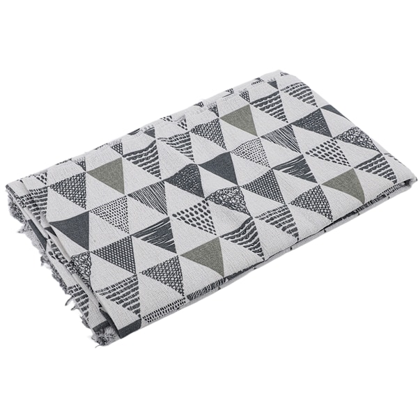 Linduk Stoff Geometrisk Trekant Bomull Lin Trykk Blanding Lin Duk Sofa Stoff