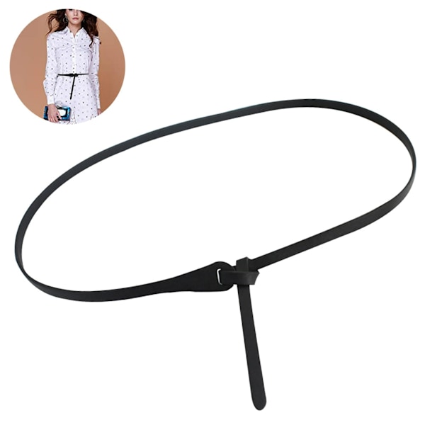 Retro Damkläder Tunn Midjebälte Modeband för Klänningar