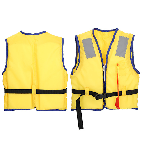Barn Simning Flytande flytväst med Whistle Surfing Båtliv Flythjälp Väst Badkläder
