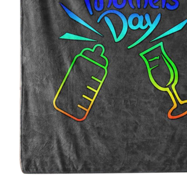 Hjemmekast teppe hudvennlig polyester trykt dekorativt teppe for soving lur 140x200cm / 55.1x78.7in