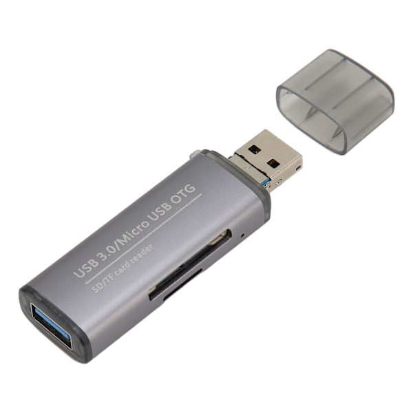 Minneskortläsare 5 Gbps överföringshastighet 3 i 1 USB Typ A 3.0 Hane Micro USB Storage Card Reader