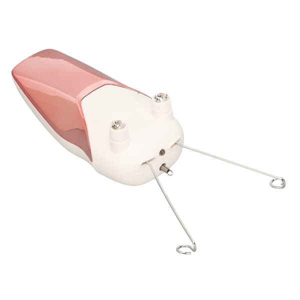 Threading Elektrisk Epilator LED Belysning USB Opladning Multifunktionel Elektrisk Bomuldstråd Epilator Pink