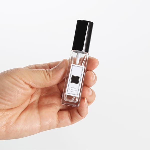 5 ml parfymflaska tom transparent glas påfyllningsbar minisprayflaska