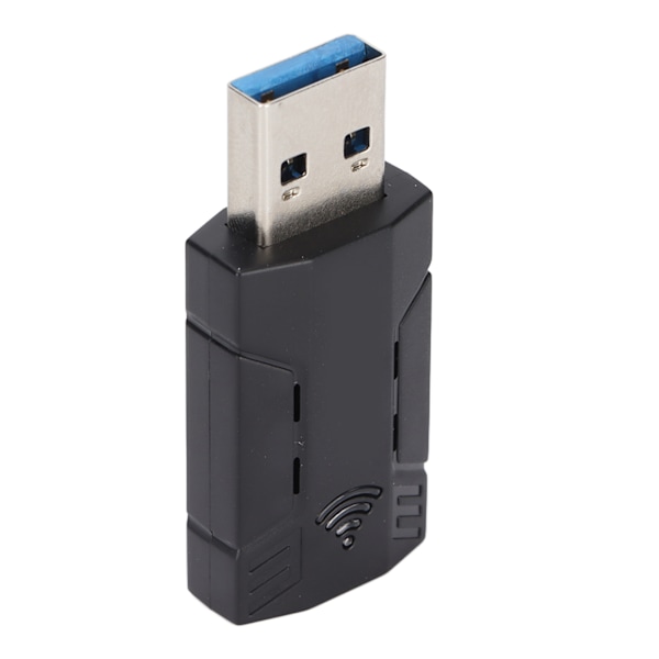 Trådløs USB-adapter Innebygd forsterkningsantenne 1300M Dual Band Trådløst nettverkskort WIFI-mottaker