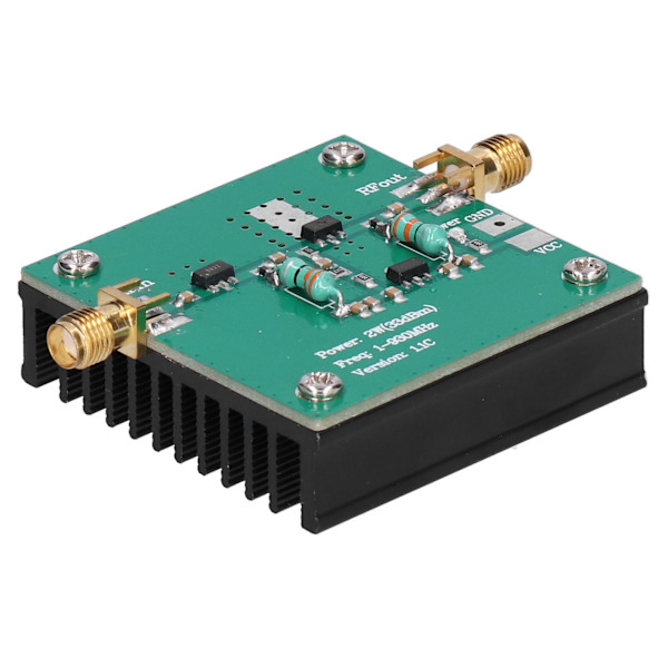 12VDC RF Power Bredbandsförstärkarförstärkarmodul 1-930MHz Arbetsfrekvens 2,0W