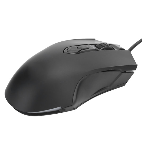 AJAZZ kablet mus USB RGB stationær bærbar gaming justerbar DPI computer tilbehør AJ52AJ52 Athletic Black