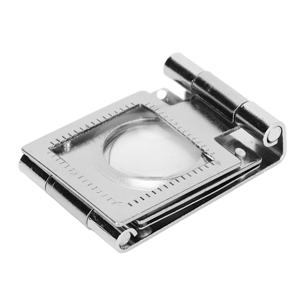 10X Mini Tre Folding Lup med Skala til Gravering DIY Håndværk