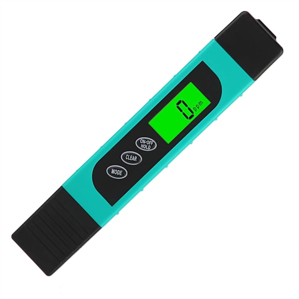Digitalt vandtester 3-i-1 TDS temperatur EC-måler til drikkevand (batteri inkluderet)