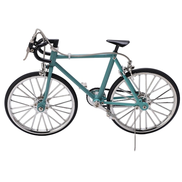 Cykelmodell simulerad levande design vacker utsökt texturerad legering cykel prydnad leksak för present dekoration