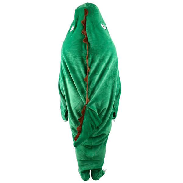 Dinosaur Robe Pyjamas Bærbart Dinosaur Tæppe Super Soft Dinosaur Tæppe Hoodie til Børn Voksne L 170cm