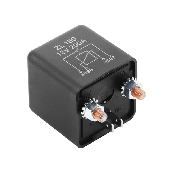 Ny 12V 200A Heavy Duty Split Charge ON/OFF Switch Relæer Bil Auto Båd 200Amp