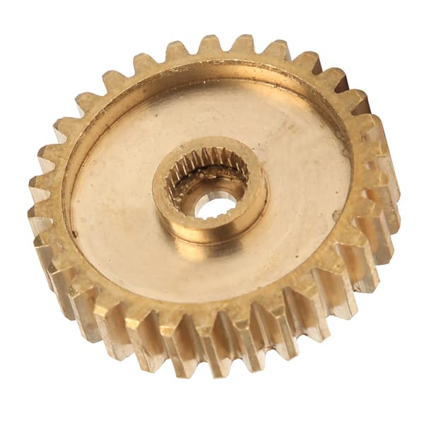 Cylindrisk gear messing 30 tænder til servo 25 tænders spline 0,8 Mod industriel robotdel 4305‑0025‑0030