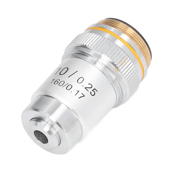 195 Akromatisk objektivlinse 10X Forstørrelse Højtydende mikroskoplæse 20,2 mm interface