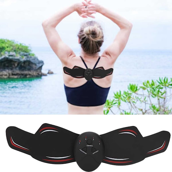 Elektrisk lår Mage Höfter Bantning Muskelstimulator Träning Kroppsträning Massageapparat