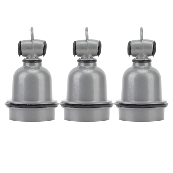 3-pack E27-gränssnittslamphållare, vattentät, värmeisolerande, liten T-formad keramisk lamphållare
