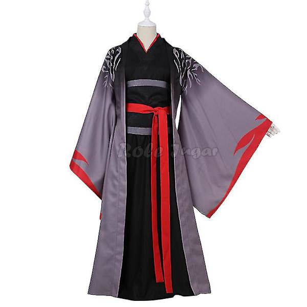 Cosplay-kostymset för Mo Dao Zu Shi med Hanfu och Perukalternativ - L Jin Ling-karaktär