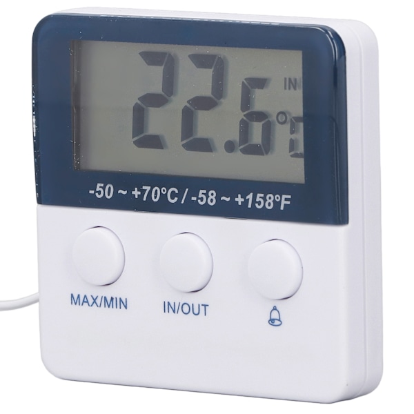 2 i 1 Termometer Hygrometer ℃/℉ Läge Hög Noggrannhet Hög Låg Temperatur Larm Termometer