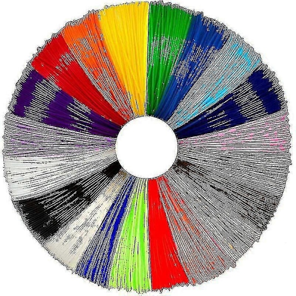 20 Färger 3D-pennfilament (5 meter per färg) 1,75 mm 3d_SZXM