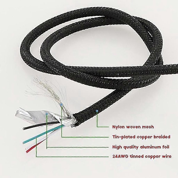 9-pin USB Header Hona 1 Till 2 Hane Förlängningskabel Kort Dator 9-pin USB Hub
