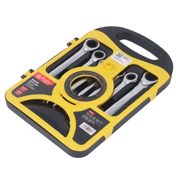 7-delad spärrnyckelsats metrisk 72 tänder CRV-nycklar handverktyg 8 10 12 13 14 17 19mm