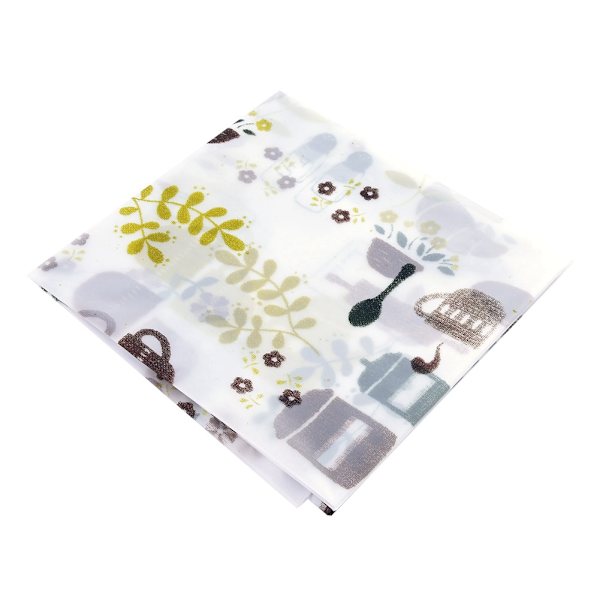 PVC-päällystetty vedenpitävä puuvillapöytäliina, pyyhittävä pöytäliina (beige)