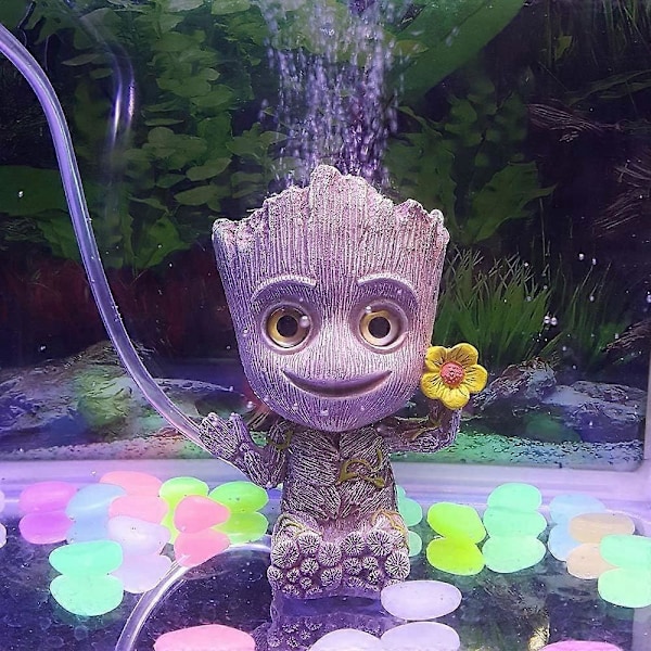 Akvarium Luftboble Dekorationer - Iltboble Harpiks Håndværk til Akvarium Fisketank Indretning, med Luftboble Sten til Akvarium