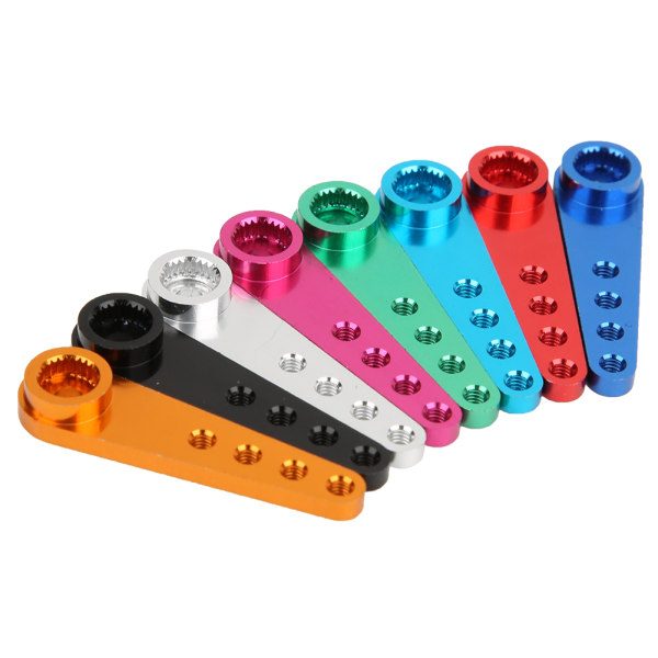 8 väriä 25T alumiiniseos RC servovarsi lisävaruste sopii futaba / JR RC servo