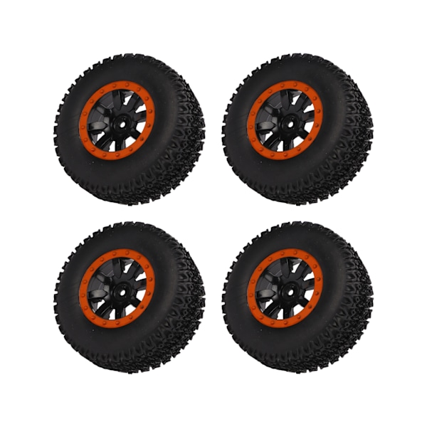 4 kpl lyhyen matkan kuorma-auton renkaat 12 mm kuusiokolo RC lyhyen matkan kuorma-auton kumipyörä Traxxas Slashille HPIOrangeille